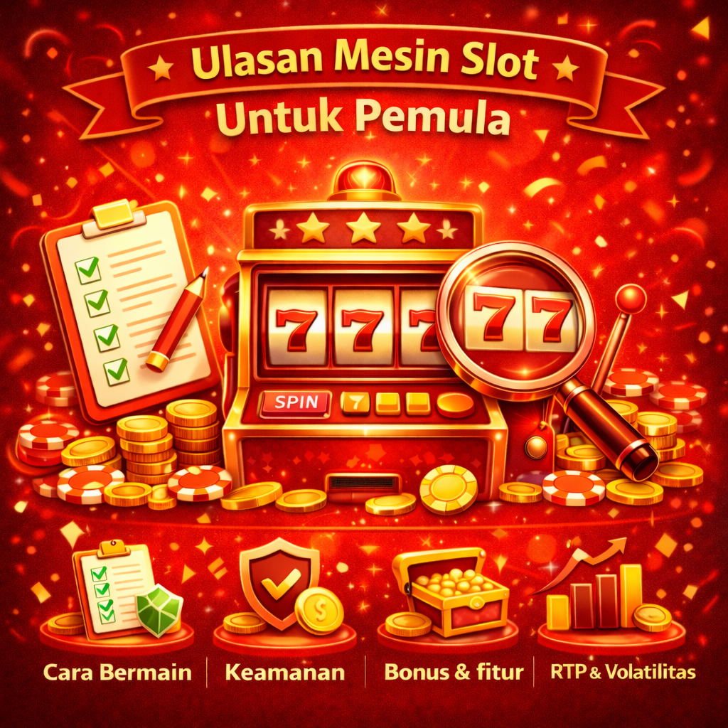 Panduan pemula soal mesin slot: kenalin simbol, paylines, RTP, bonus, dan cara mencoba game dengan aman sebagai hiburan, bukan patokan saat main aman.