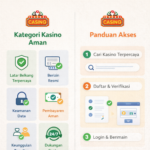 Kategori kasino aman dan panduan akses: cek lisensi, keamanan pembayaran, RTP, CS responsif, dan tips hindari situs palsu saat login tanpa ribet cepat